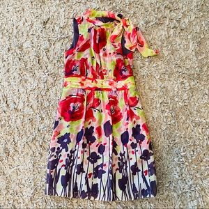 size 4 flower print dress